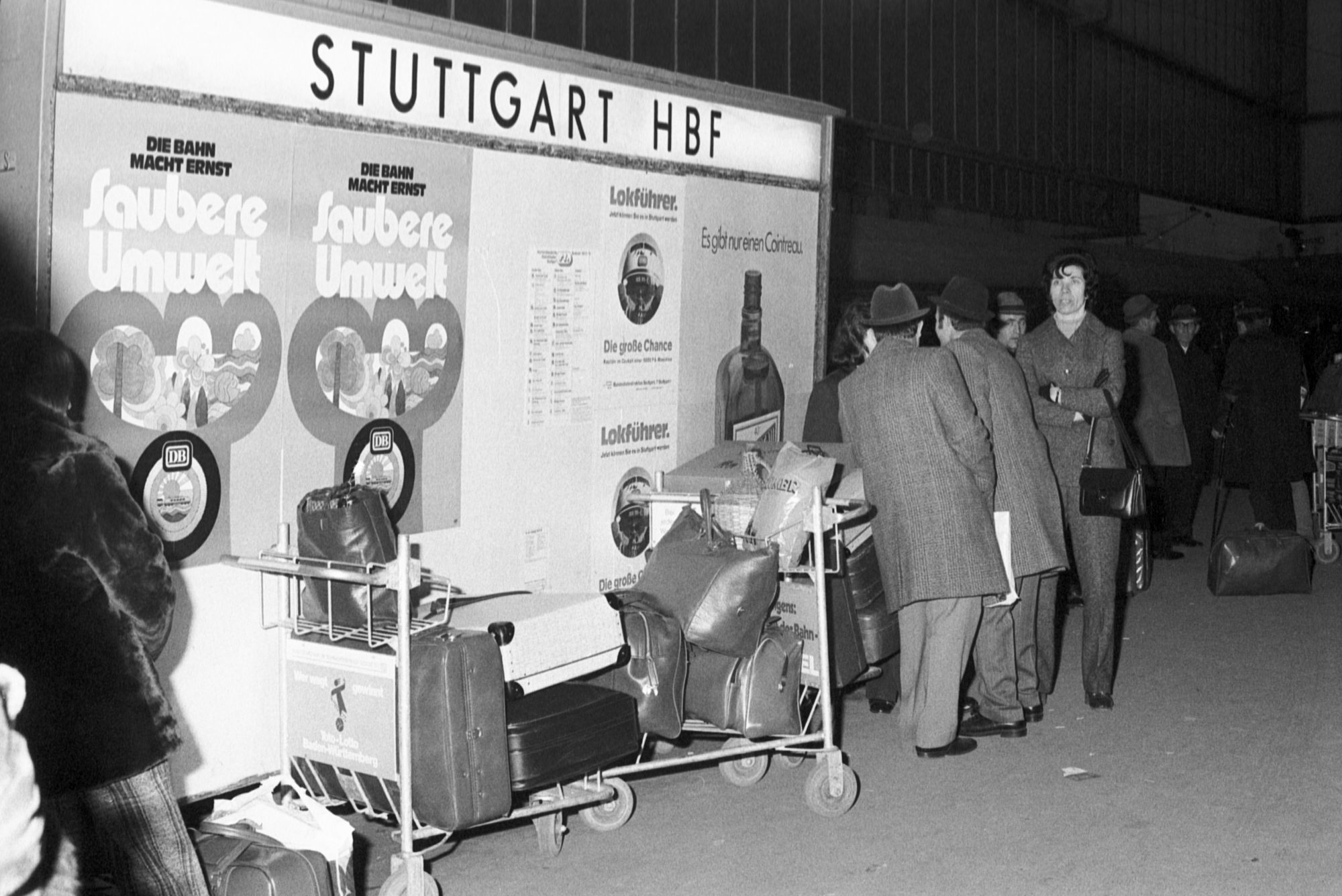 Gastarbeiter at Stuttgart Main Train Station Gastarbeiter at Stuttgart Main Train Station